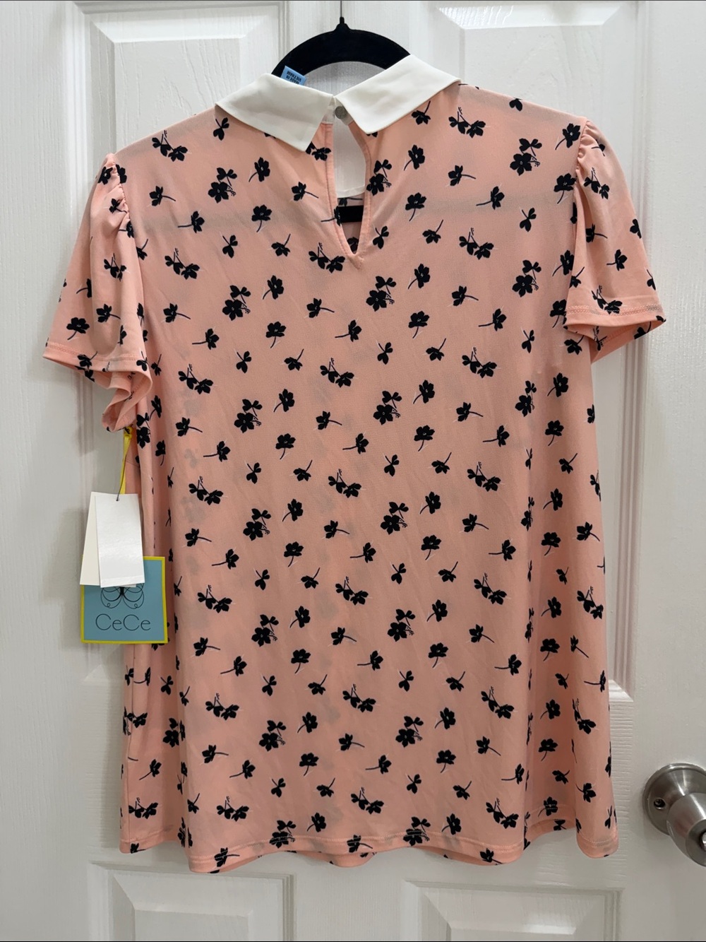 Dress top with White Peter Pan Collar - Picture 7 of 7